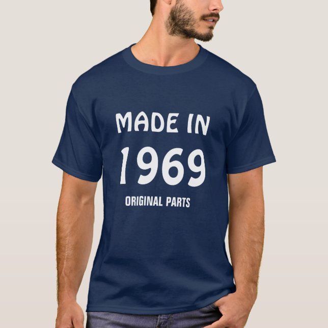 1969 hergestellt, Originalteile, T - Shirt (Vorderseite)