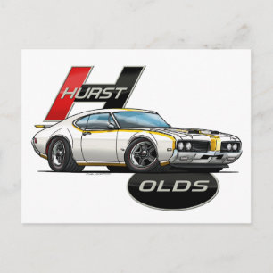 1969 Hurst Olds Cutlass Postkarte
