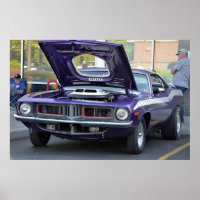 1969 Lila Barracuda-Poster