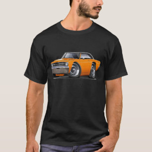 1969 Pfeil-Orange-Schwarzes Spitzenauto T-Shirt