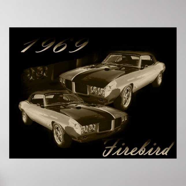 1969 Pontiac Firebird Poster (Vorne)