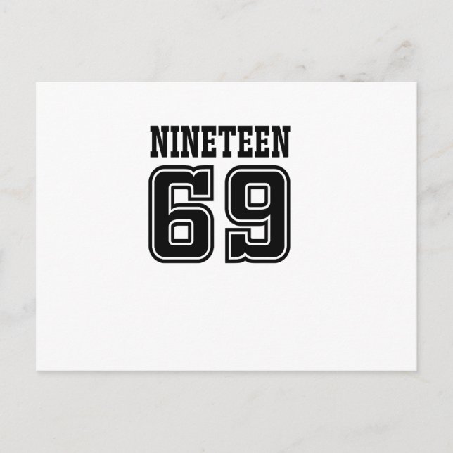 1969 POSTKARTE (Vorderseite)