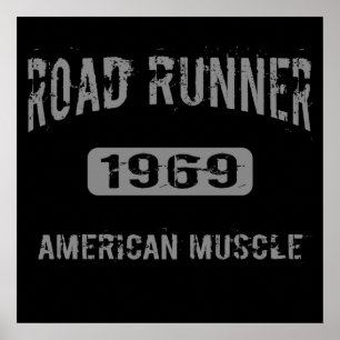 1969 Road Runner American Muscle Poster