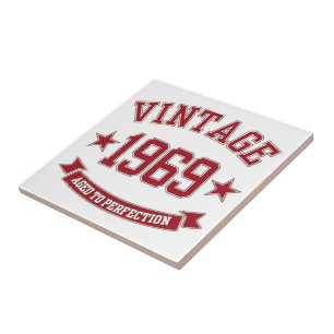 1969 Vintage gereift bis zur Perfektion Fliese