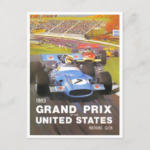 1969 Watkins Glen Grand Prix Postkarte