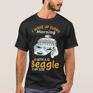 196 Weckte ich jeden Morgen mit einem Beagle von m T-Shirt