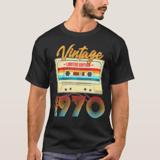 1970 54. Geburtstagskassettenband für B-Day T-Shirt