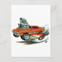 1970-72 Olds Cutlass 442 Orange Car