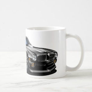 1970/72 schwarzes Auto Transportes morgens Tasse