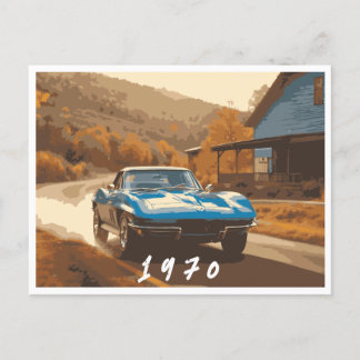 1970 Auto Postkarte