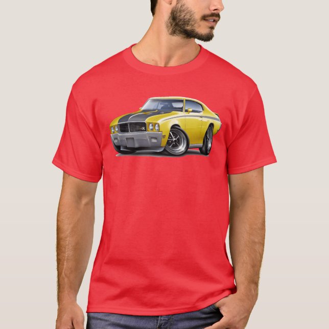 1970 Buick GSX Yellow Car friend T-Shirt (Vorderseite)