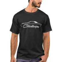 1970 Challenger Black Ghost Silhouette T-Shirt