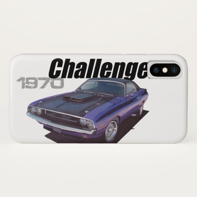 1970 Challenger Case-Mate iPhone Hülle (Rückseite (Horizontal))