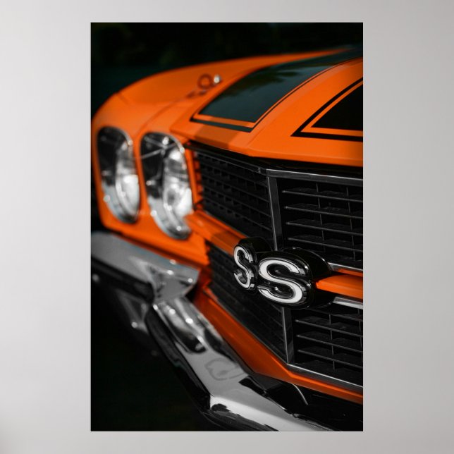 1970 Chevelle S396 Orange Poster (Vorne)