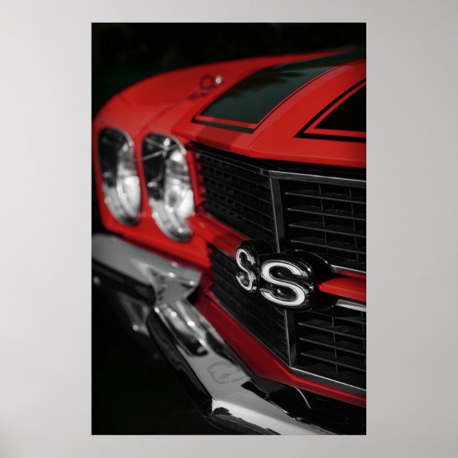 1970 Chevelle SS396 Red Poster (Vorne)