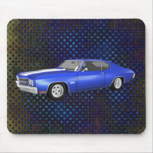 1970 Chevelle SS: Blue Finish: Mousepad