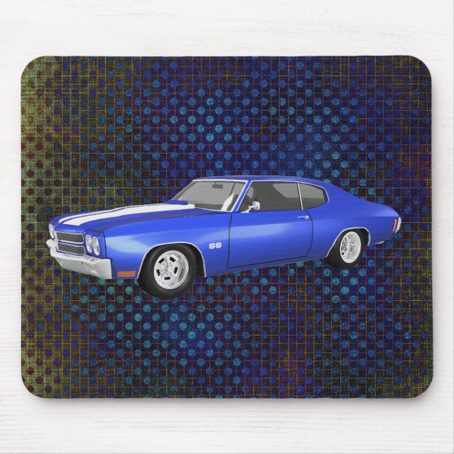 1970 Chevelle SS: Blue Finish: Mousepad (Vorne)