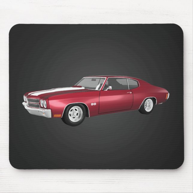 1970 Chevelle SS: Candy Apple Finish: Mousepad (Vorne)
