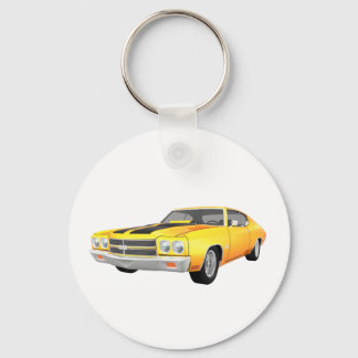 1970 Chevelle SS: Gelbes Finish: Schlüsselanhänger