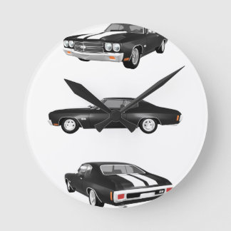 1970 Chevelle SS: Runde Wanduhr