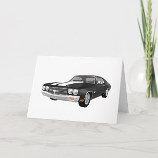 1970 Chevelle SS: Schwarzes Finish: Karte