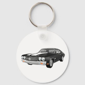 1970 Chevelle SS: Schwarzes Finish: Schlüsselanhänger