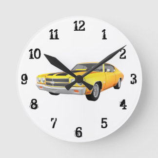 1970 Chevelle SS: Wall Clock Runde Wanduhr