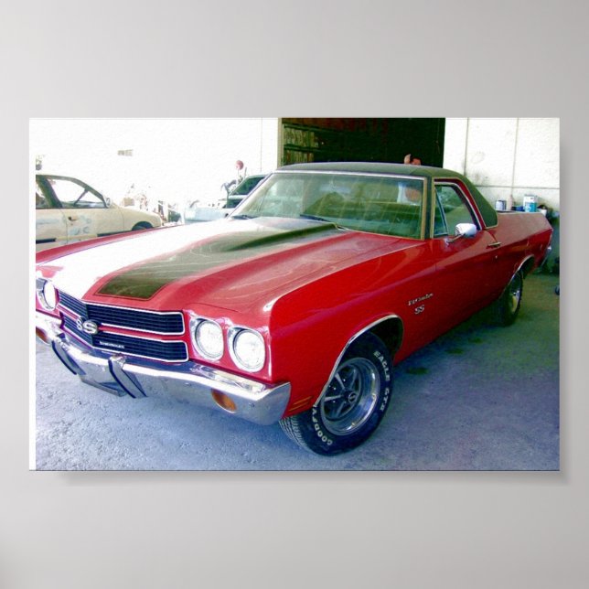 1970 Chevy El Camino SS 396 Poster (Vorne)