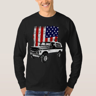 1970 Chevy K5 Blazer Front Drei Viertel Ansicht T-Shirt