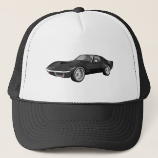 1970 Corvette Sportwagen: Black Finish Truckerkappe