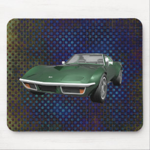 1970 Corvette Sportwagen: Green Finish: Mousepad