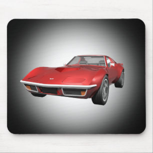 1970 Corvette Sportwagen: Red Finish: Mousepad