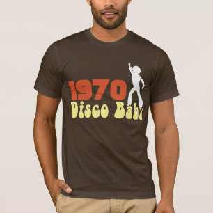 1970 DISCO Baby Grafik RETRO GEBURTSTAGS-Shirt T-Shirt