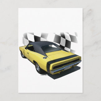 1970 Dodge-Ladegerät R/T Postkarte