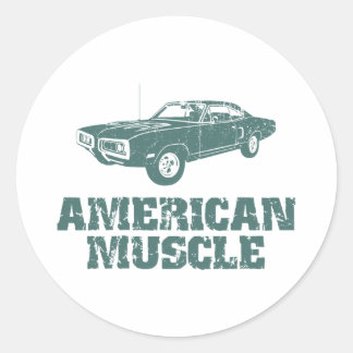 1970 Dodge Super Bee 400 Runder Aufkleber