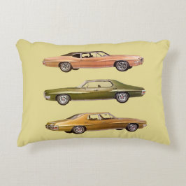 1970 drei Muskelwagen drucken Dekokissen