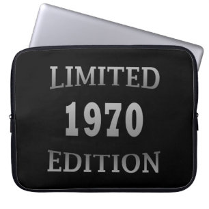 1970 geboren elegantes modernes Geburtstagsgeschen Laptopschutzhülle
