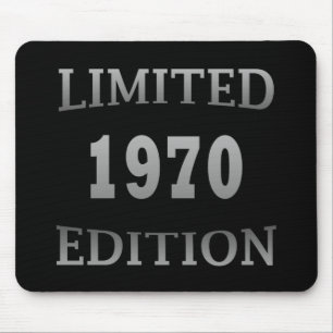 1970 geboren Elegantes modernes Geburtstagsgeschen Mousepad