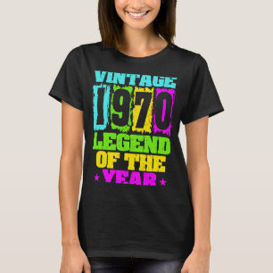1970 Geburtstag Vintage 1970 & Geboren 1970 Herges T-Shirt