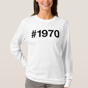 1970 Hashtag 56 Geburtstag 56 Jahre T-Shirt
