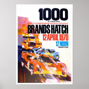 1970 Marken Hatch 1000 km Poster