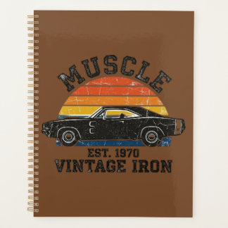 1970 Muscle Car Sonnenuntergang - Vintage Iron Planer