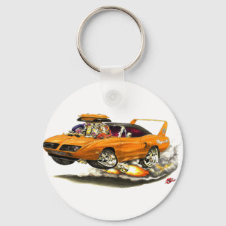 1970 Orangenauto Schlüsselanhänger