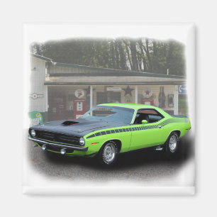 1970 Plymouth AAR Cuda in Füllstandsserie Magnet