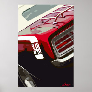1970 Plymouth Cuda 340 Poster
