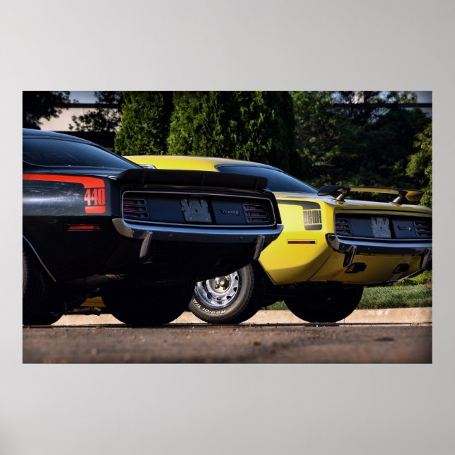 1970 Plymouth 'Cuda 440 & HEMI Poster (Vorne)