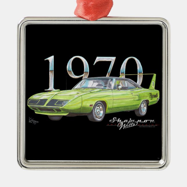 1970 Plymouth Superbird Weihnachtsschmuck (Vorne)