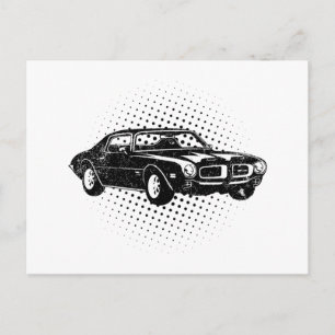 1970 Pontiac Firebird 400 Ram Air Postkarte