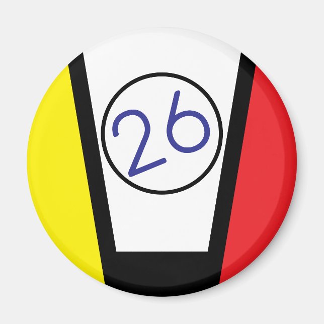 1970 RENNMAGNET MAGNET (Vorne)