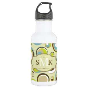 1970 Retro Circle Muster 32.oz. Trinkflasche